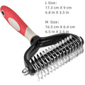 Brosse Anti-Poils Professionnelle Double Face pour Chien et Chat