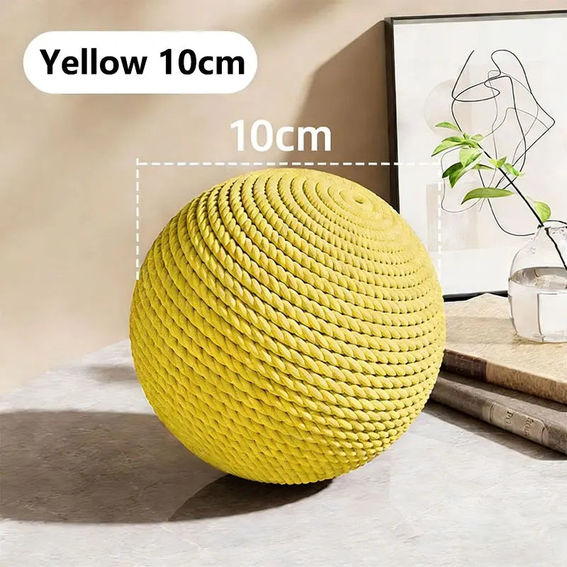 Grande Balle Griffoir Sonore en Sisal pour Chat