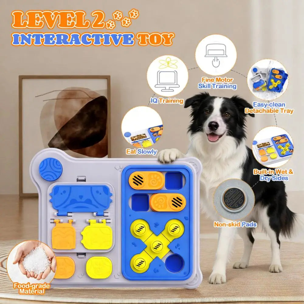 Distributeur de Friandises Interactif pour Chien - Stimulation Mentale