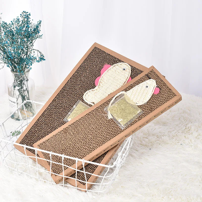 Tapis Griffoir en Carton pour Chat