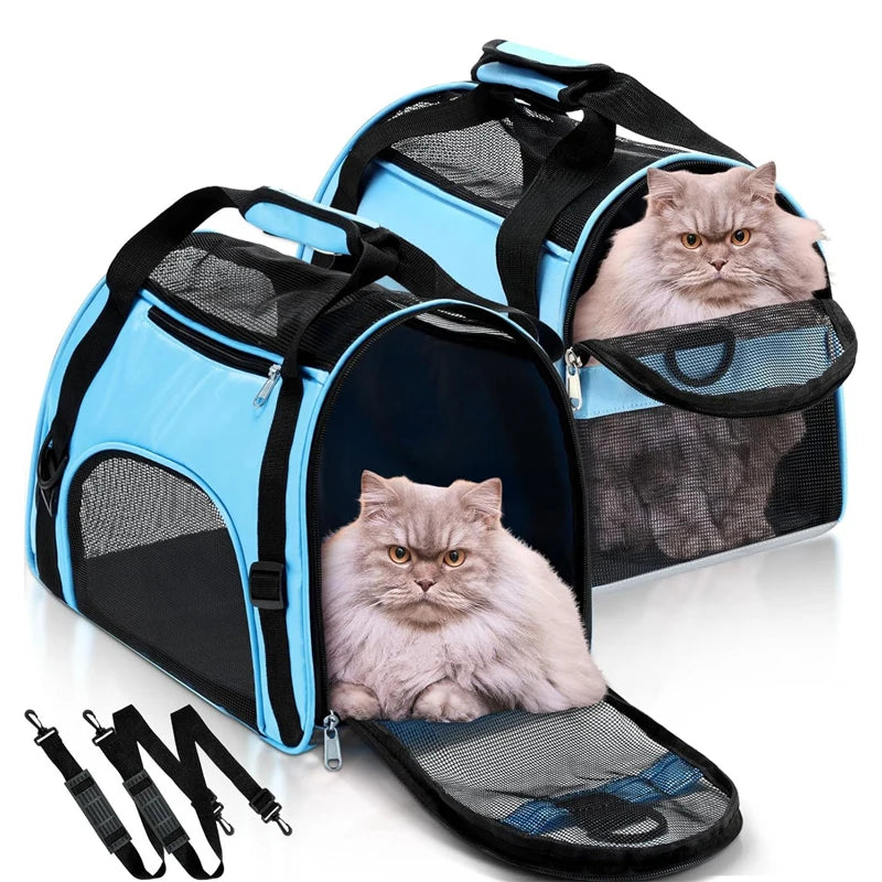 Sac de Transport Chat - Respirant et Pliable