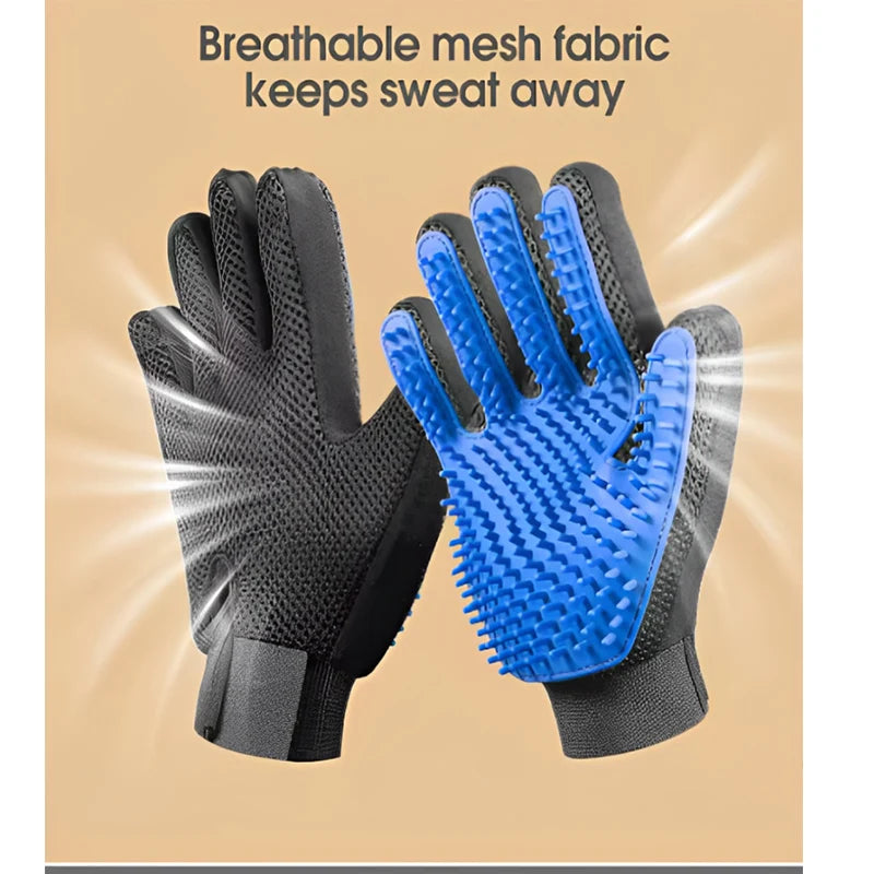 Gant de Toilettage Anti-Poils pour Chien et Chat - Grand Choix de Couleurs