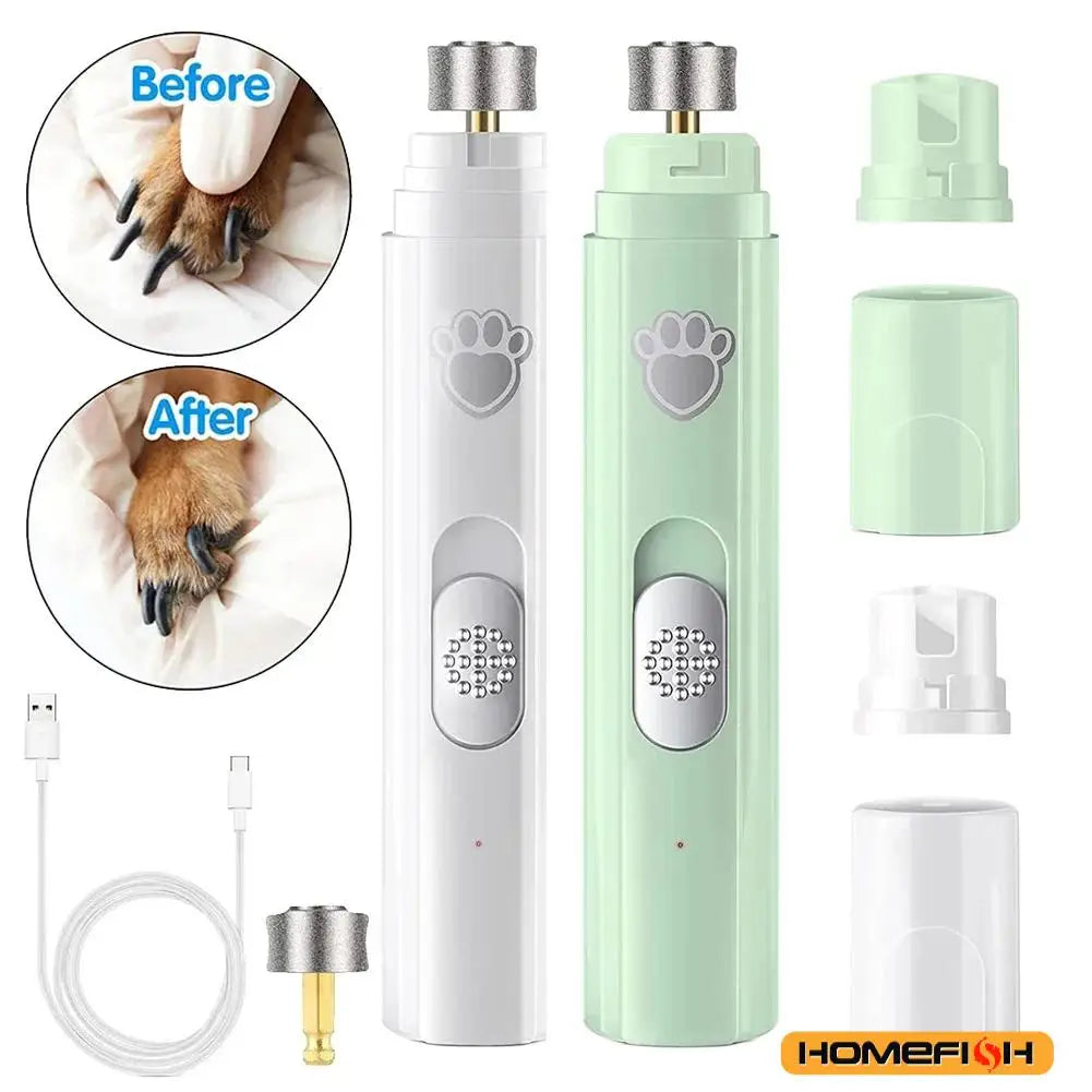 Coupe-Griffes Électrique Rechargeable pour Chien