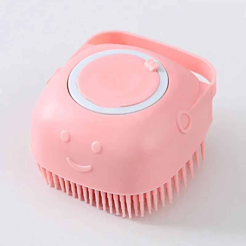 Brosse de Massage et Shampoing pour Chien et Chat - Toilettage Douceur