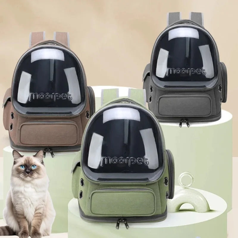 Sac à Dos de Transport pour Chat - Respirant, Idéal Voyage