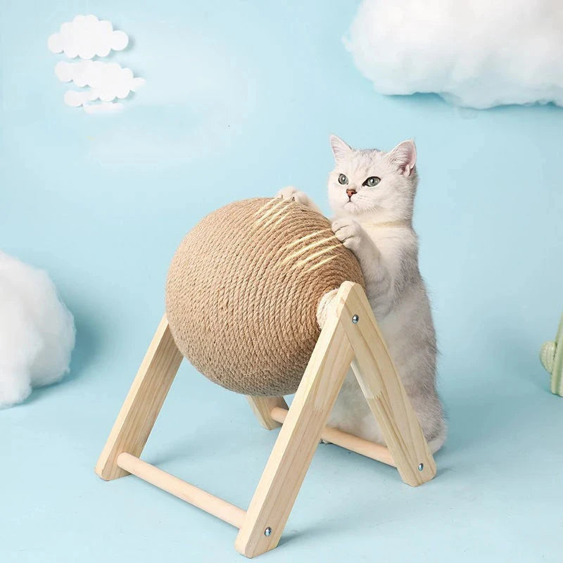 Griffoir Boule en Corde de Sisal pour Chat