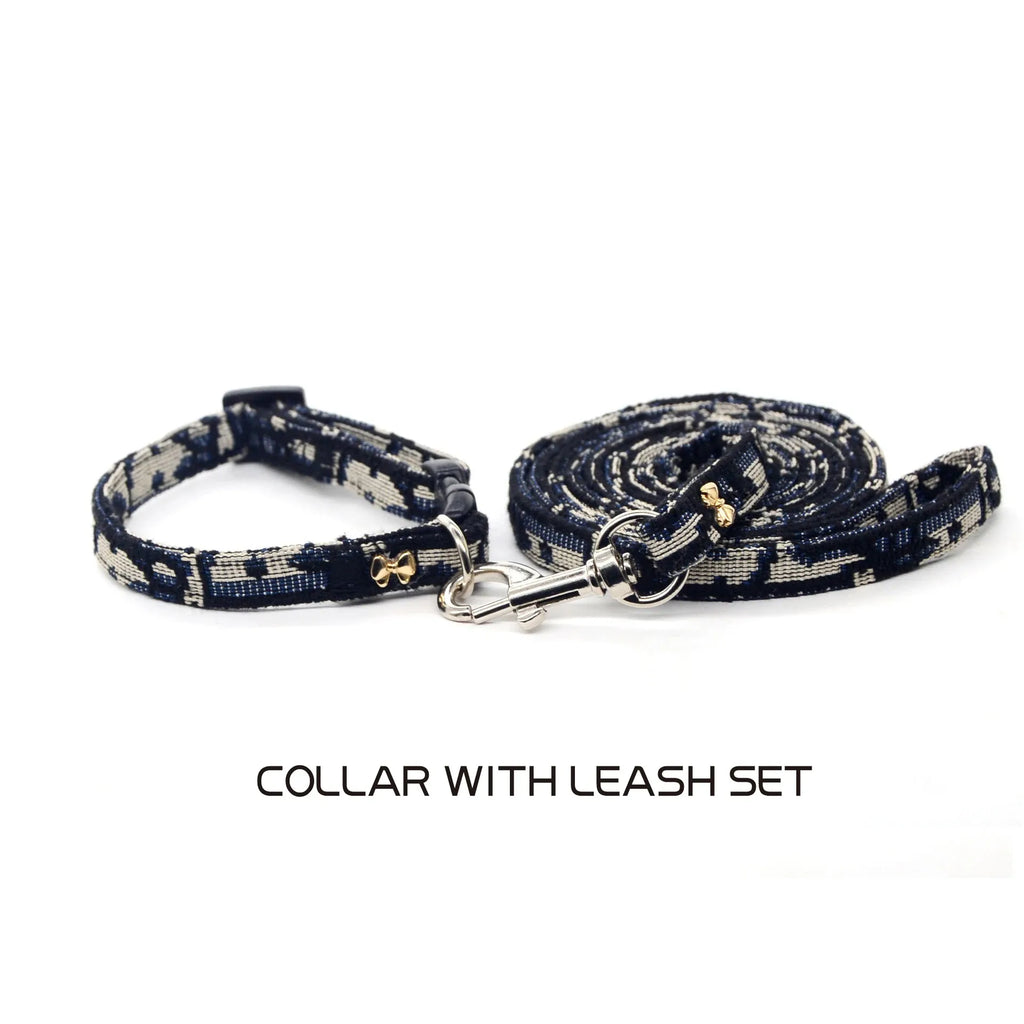 Collier Détachable et Laisse pour Chat et Chien