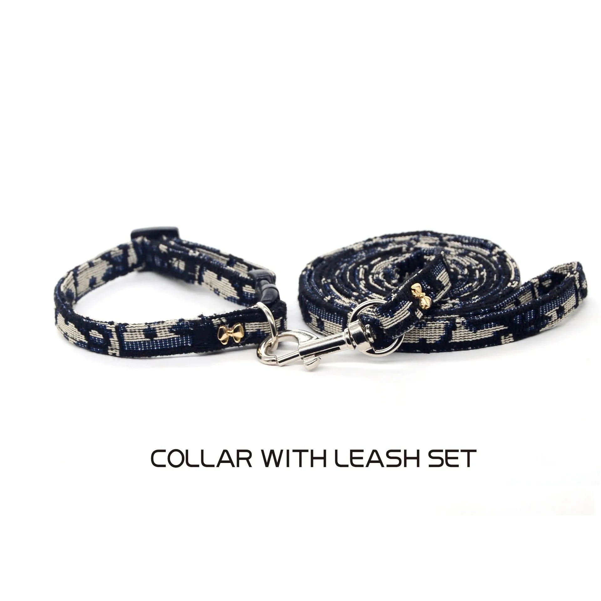 Collier Détachable et Laisse pour Chat et Chien