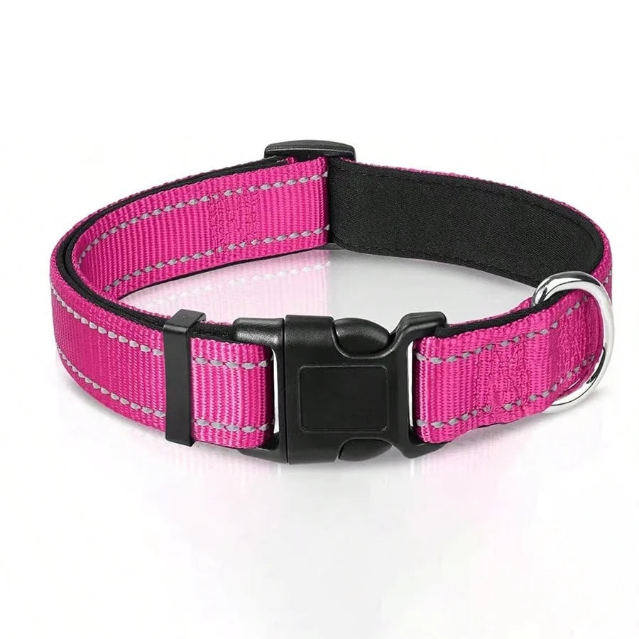 Collier Réfléchissant Rembourré pour Chien