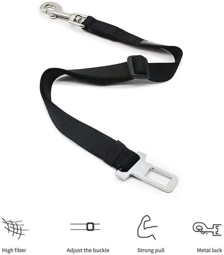 Ceinture de Sécurité Voiture Réglable pour Chien
