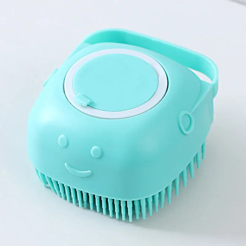 Brosse de Massage et Shampoing pour Chien et Chat - Toilettage Douceur