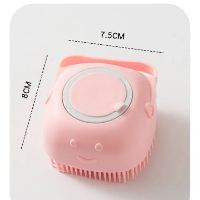 Brosse de Massage et Shampoing pour Chien et Chat - Toilettage Douceur