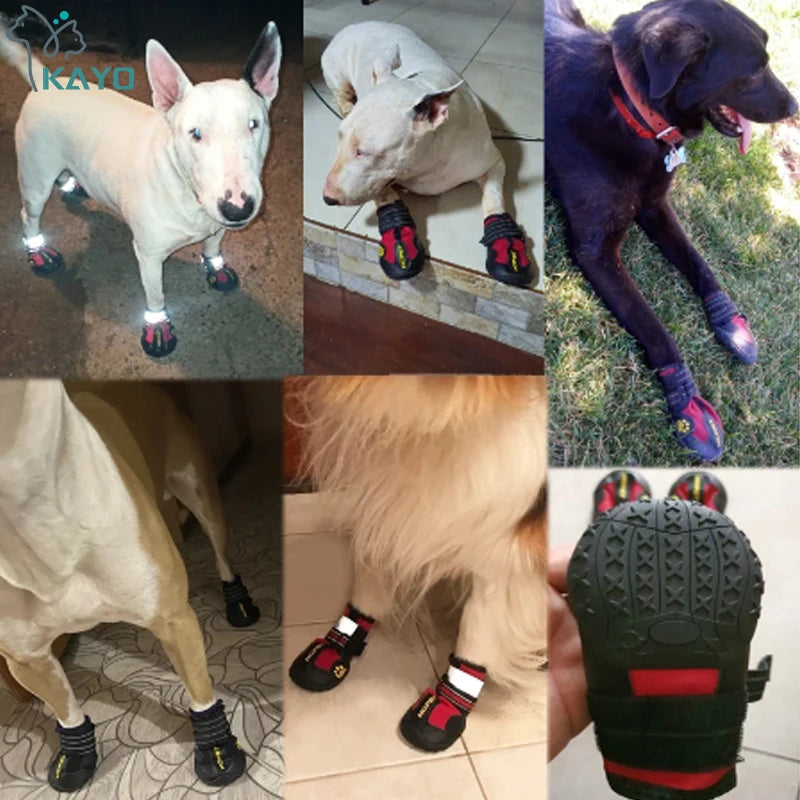 Bottes Imperméables Antidérapantes pour Chien (Lot de 4)