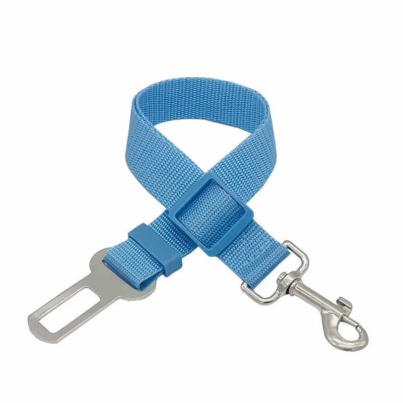 Harnais et Laisse Réglables avec Ceinture de Sécurité Voiture pour Chien et Chat
