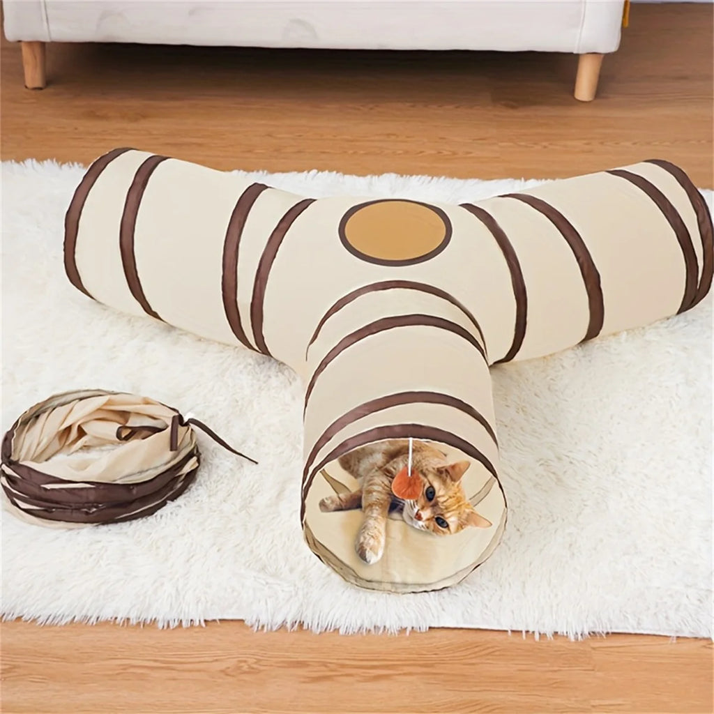 Tunnel Pliable Tout-en-Un pour Chat