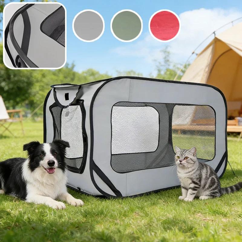 Cage de Transport Pliable pour Coffre de Voiture
