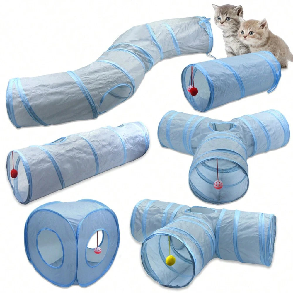 Tunnel de Jeu 3 Voies avec Judas pour Chat