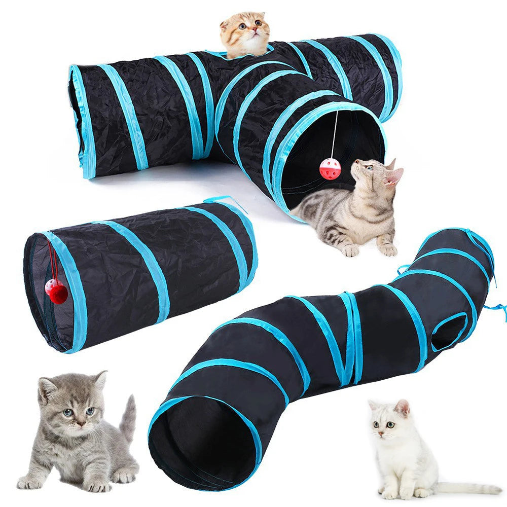 Tunnel Respirant Pliable pour Chat