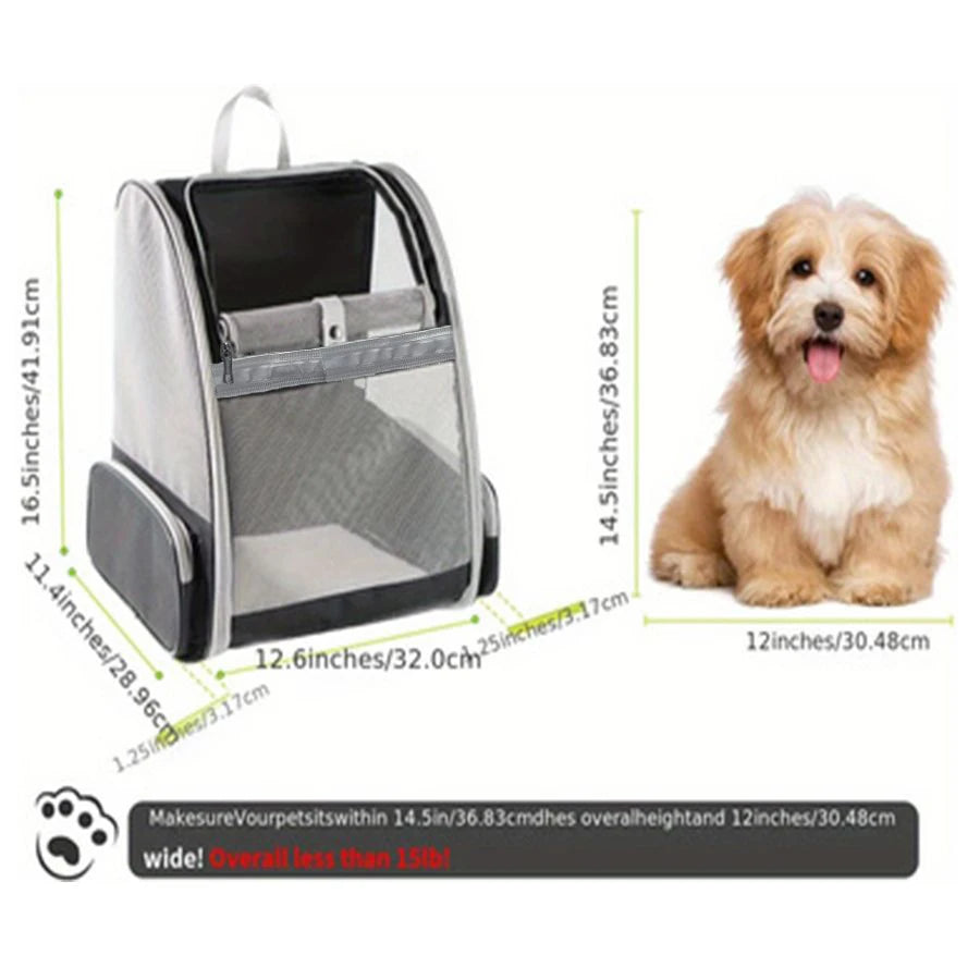 Sac à Dos Bulle pour Chien et Chat