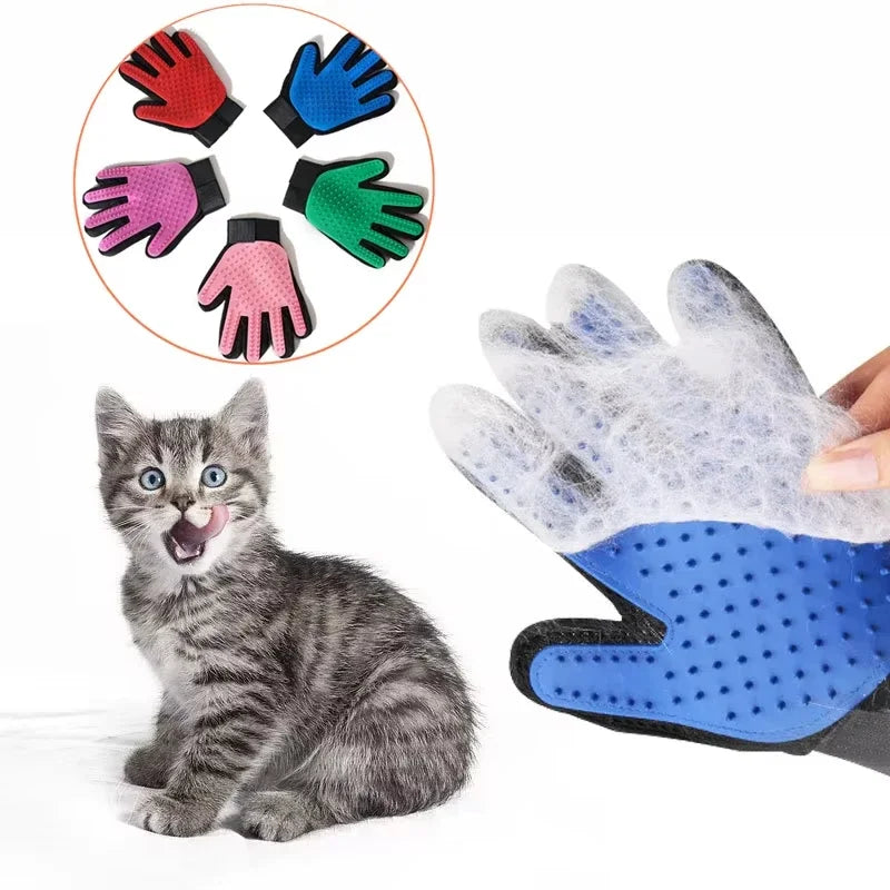 Gant Masseur Anti-Poils pour Chat