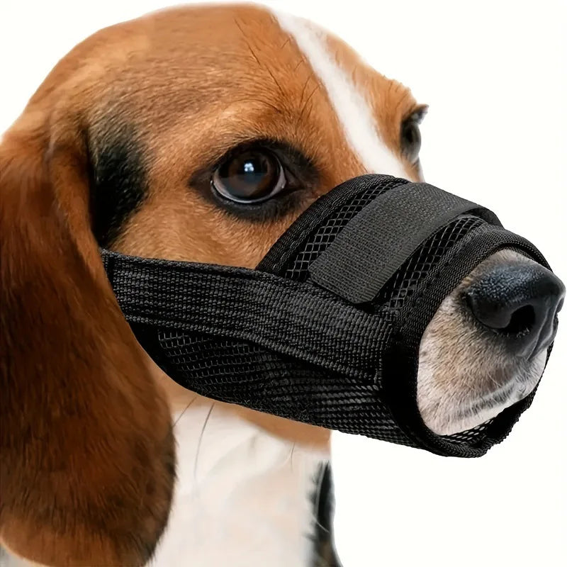 Muselière Respirante en Maille pour Chien