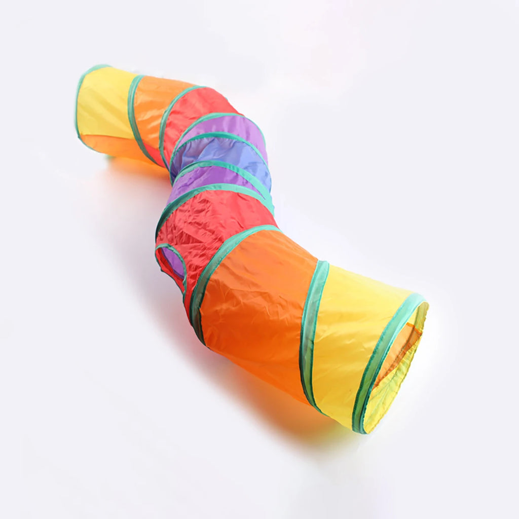 Tube Tunnel Pliable d'Entraînement pour Chat