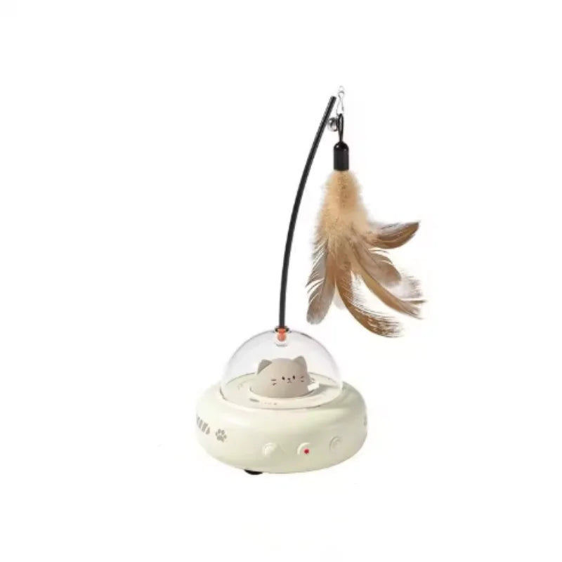 Canne à Pêche Électrique Rechargeable pour Chat