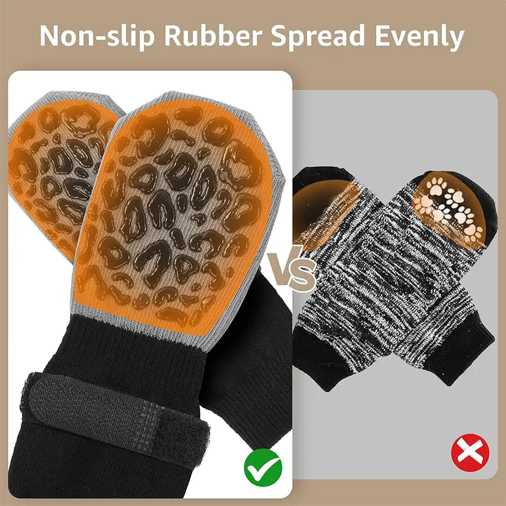 Chaussons Protecteurs pour Pattes de Chien - Lot de 4