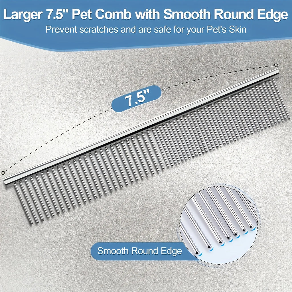 Kit de Ciseaux de Toilettage Sécurisé pour Chien et Chat