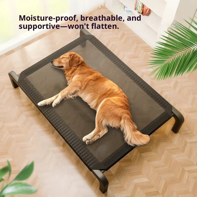Lit Surélevé pour Chien - Usage Extérieur Toutes Saisons