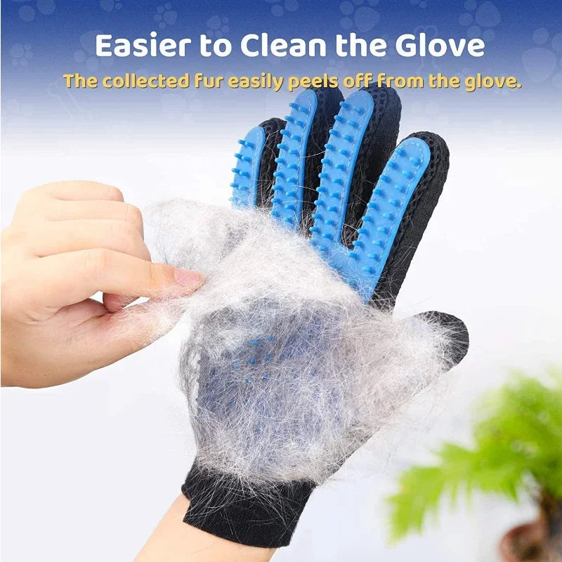 Gant de Toilettage Double Face pour Chien et Chat