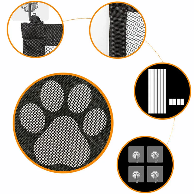 Barrière Extensible en Maille pour Chien
