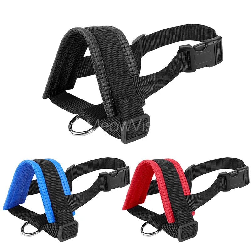 Muselière Ajustable Rembourrée pour Chien