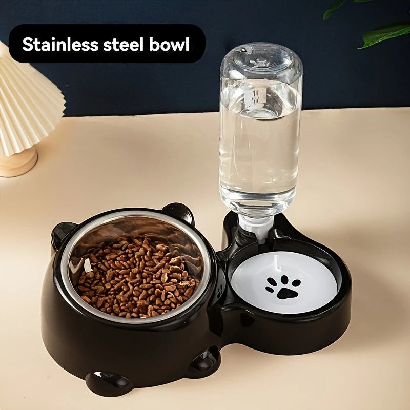 Distributeur Gravité Eau et Croquettes