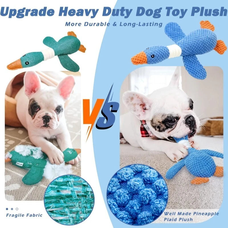 Jouet Peluche Interactif Anti-Mordillage pour Chien