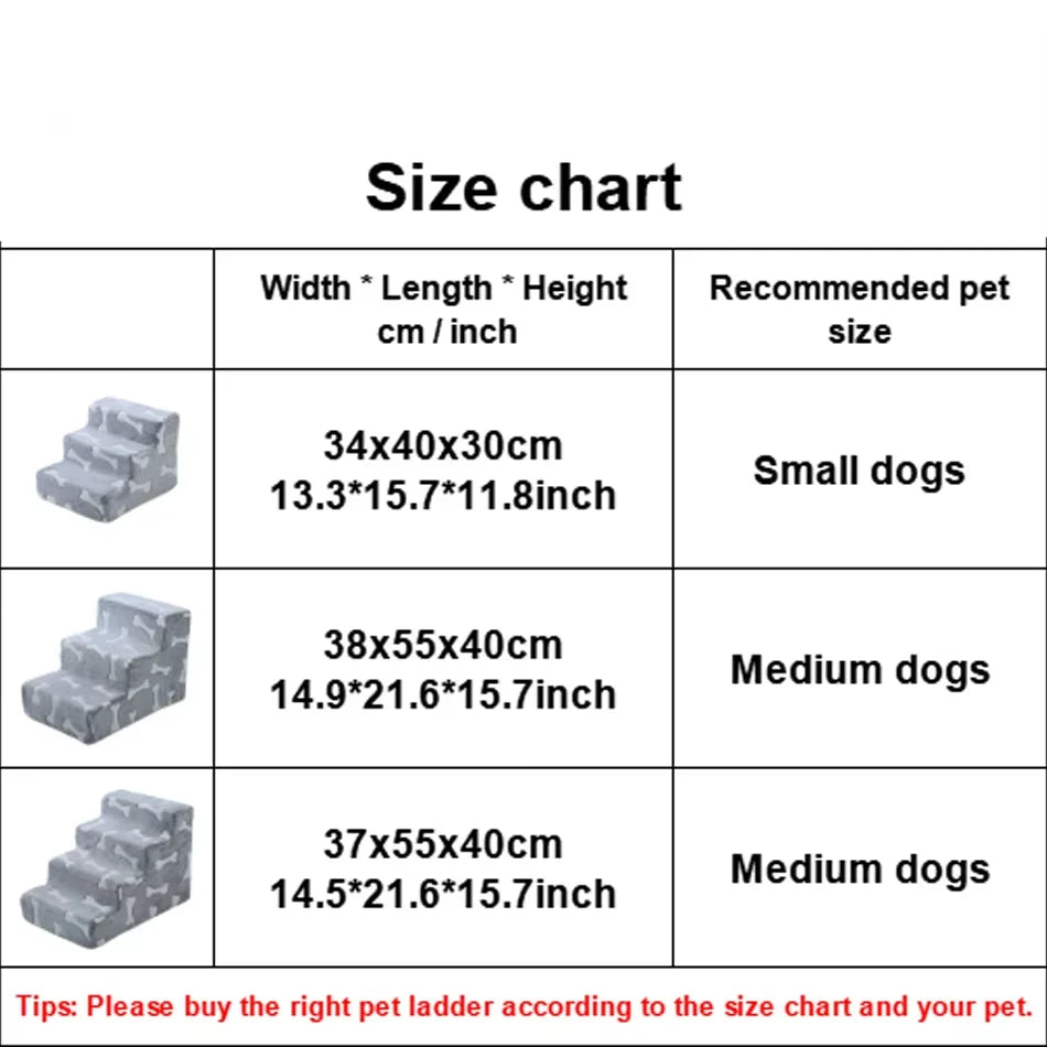 Escalier pour Chien Forme d'Os - Confort Articulaire