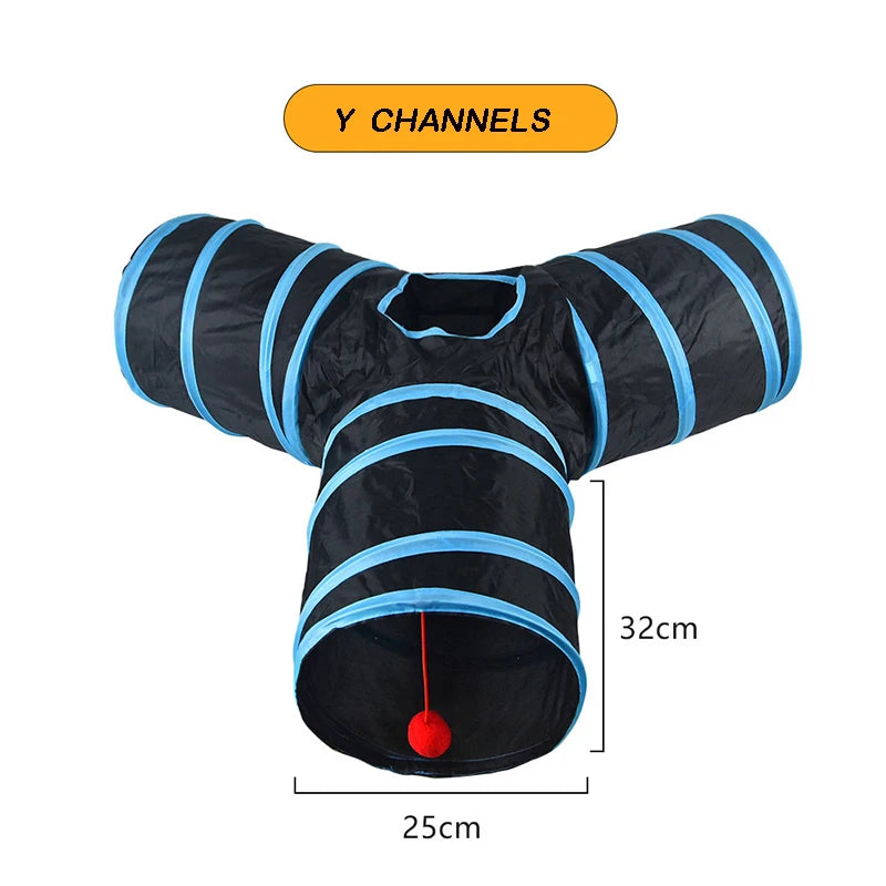 Tunnel Respirant Pliable pour Chat