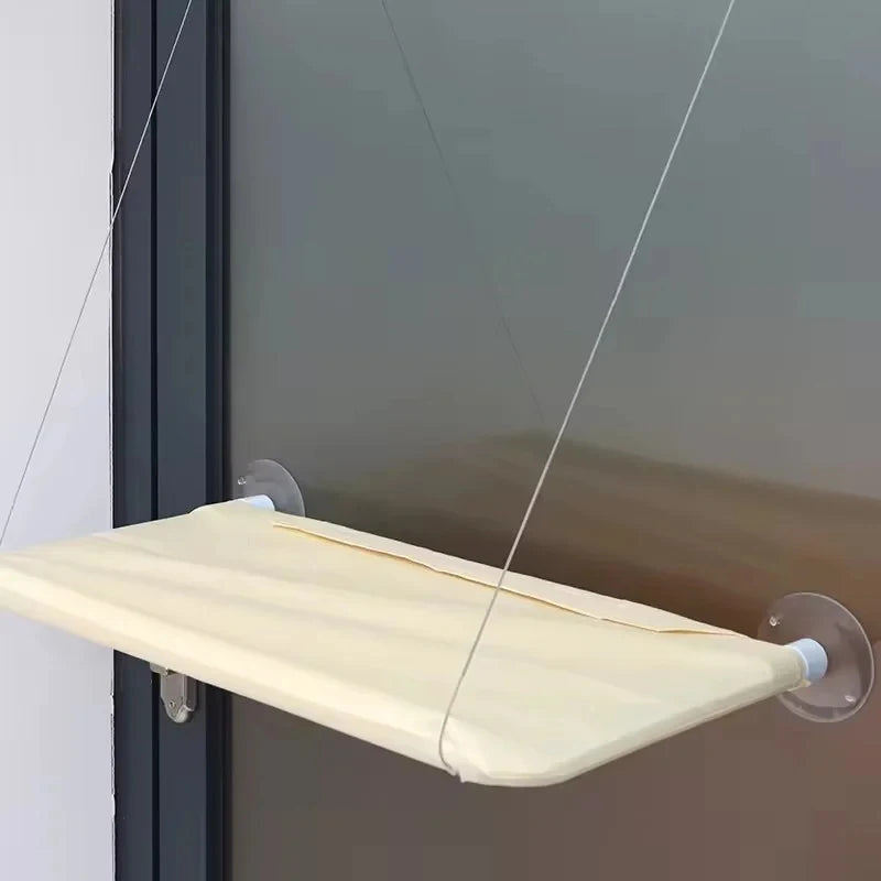 Perchoir de Fenêtre pour Chat - Hamac Pliable Ultra Doux