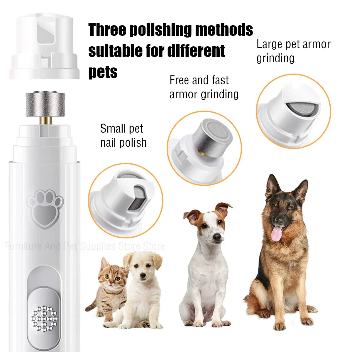 Lime à Ongles Électrique pour Chien - Sans Fil