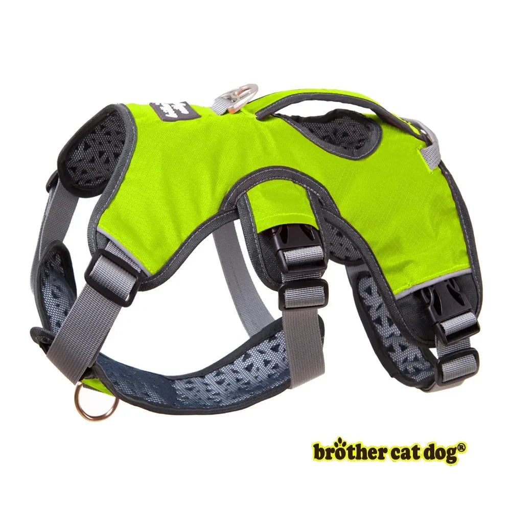 Harnais Gilet de Promenade Renforcé pour Grand Chien - Réfléchissant Rembourré