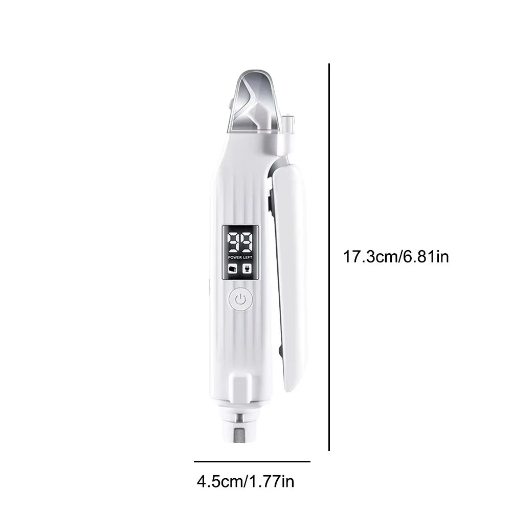 Coupe-Griffes Électrique 2-en-1 avec LED pour Animaux