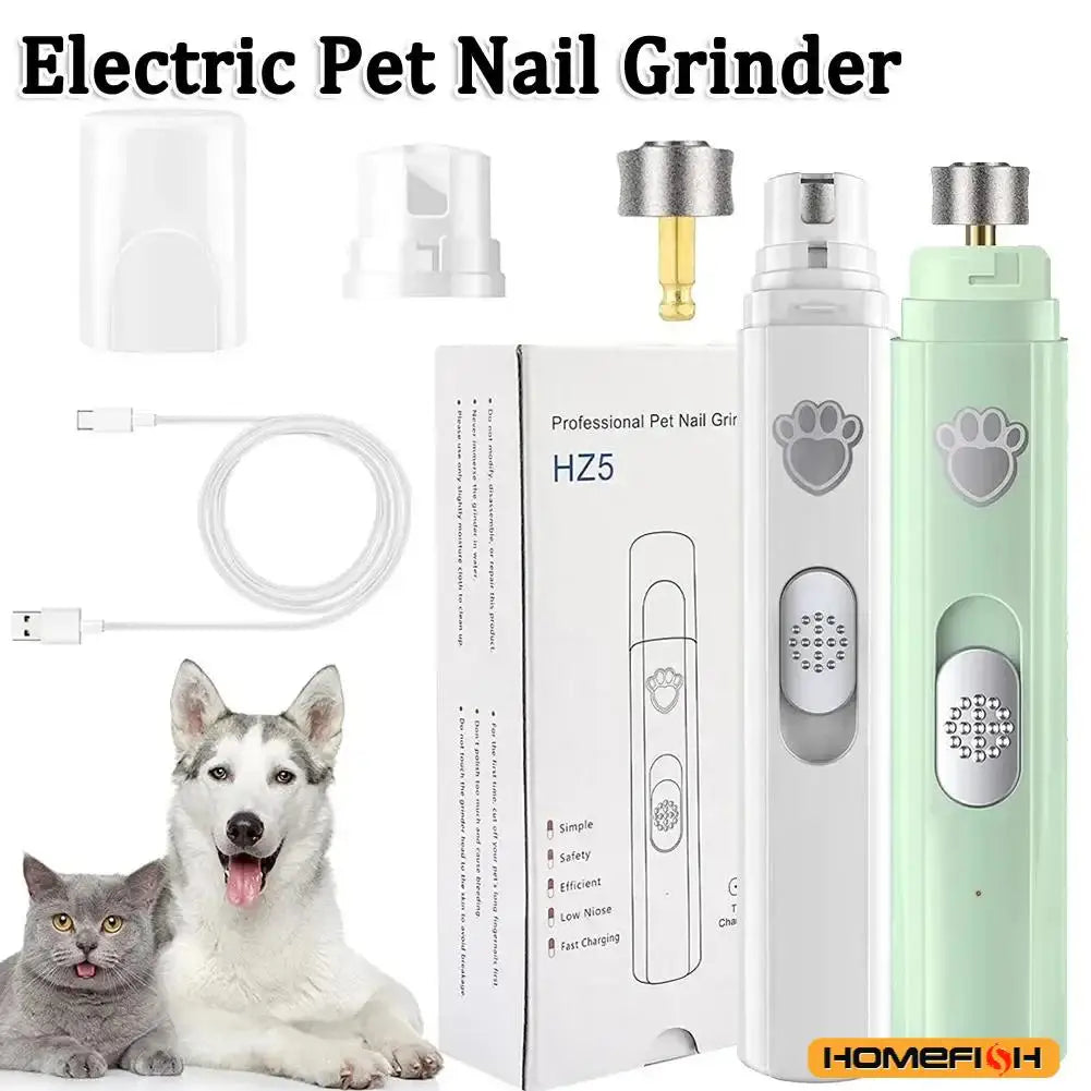 Coupe-Griffes Électrique Rechargeable pour Chien