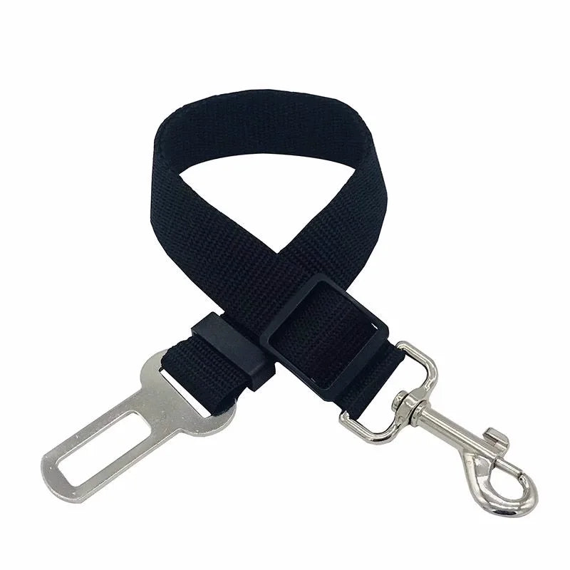 Harnais et Laisse Réglables avec Ceinture de Sécurité Voiture pour Chien et Chat