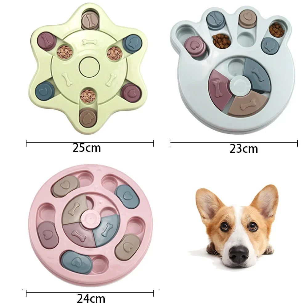 Gamelle Puzzle Ralentisseur pour Chien - Stimulation Intellectuelle