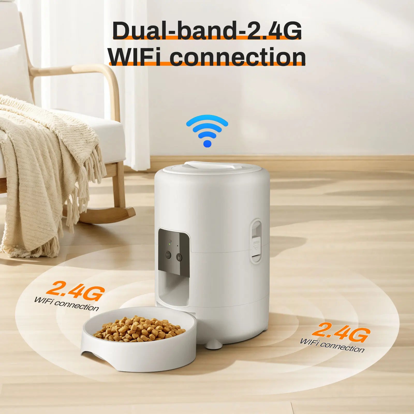 Distributeur Automatique de Croquettes Intelligent pour Chat