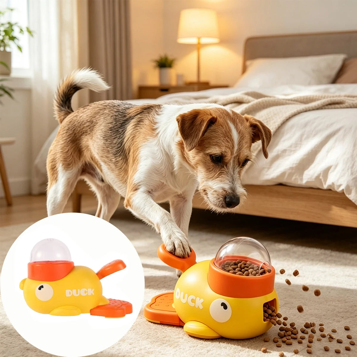 Jouet Distributeur Interactif Puzzle pour Chien et Chat
