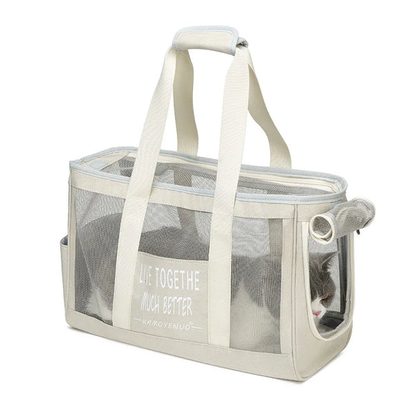 Sac de Transport Respirant et Confortable pour Chat