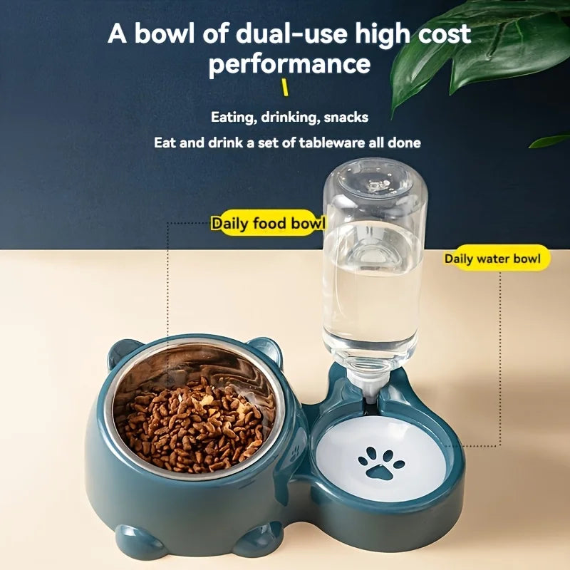 Distributeur Gravité Eau et Croquettes