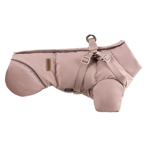 Manteau d'Hiver Chaud avec Harnais Intégré pour Chien
