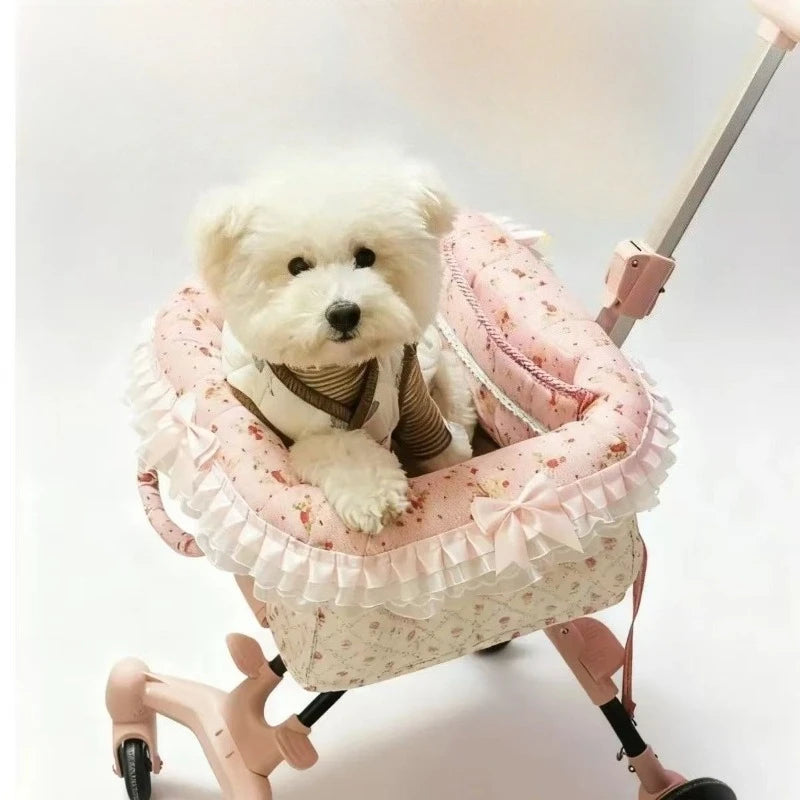 Poussette Légère pour Petits Chiens et Chats